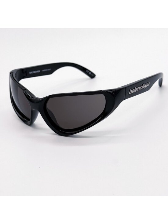 NEW BALENCIAGA BB0202S 001 SUNGLASSES BLACK OVERSIZED WOMEN EYEWEAR BALENCIAGA main image 9